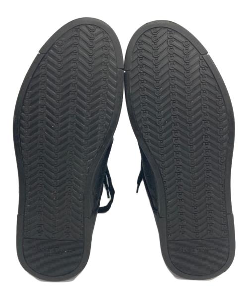 Salvatore Ferragamo（サルヴァトーレ フェラガモ）Salvatore Ferragamo (サルヴァトーレ フェラガモ) ガンチーニエンボスハイカットスニーカー ブラック サイズ:24㎝の古着・服飾アイテム