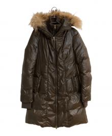 mackage（マッカージュ）の古着「ファー付きダウンコート」｜ブラウン