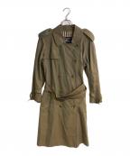 Burberry'sバーバリーズ）の古着「裏ノバチェックトレンチコート」｜オリーブ