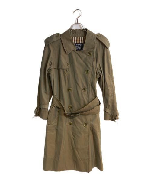Burberry's（バーバリーズ）Burberry's (バーバリーズ) 裏ノバチェックトレンチコート オリーブ サイズ:不明の古着・服飾アイテム