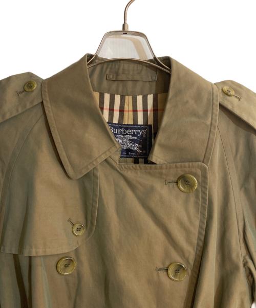 Burberry's（バーバリーズ）Burberry's (バーバリーズ) 裏ノバチェックトレンチコート オリーブ サイズ:不明の古着・服飾アイテム