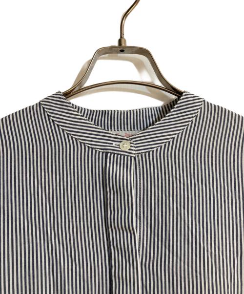 BEARDSLEY（ビアズリー）BEARDSLEY (ビアズリー) 先染めギャザーワンピース グレー サイズ:1の古着・服飾アイテム