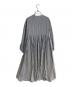 BEARDSLEY (ビアズリー) 先染めギャザーワンピース グレー サイズ:1：8000円