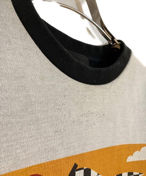 PRADA（プラダ）PRADA (プラダ) PRINTED SWEATER グレー サイズ:Ｌの古着・服飾アイテム