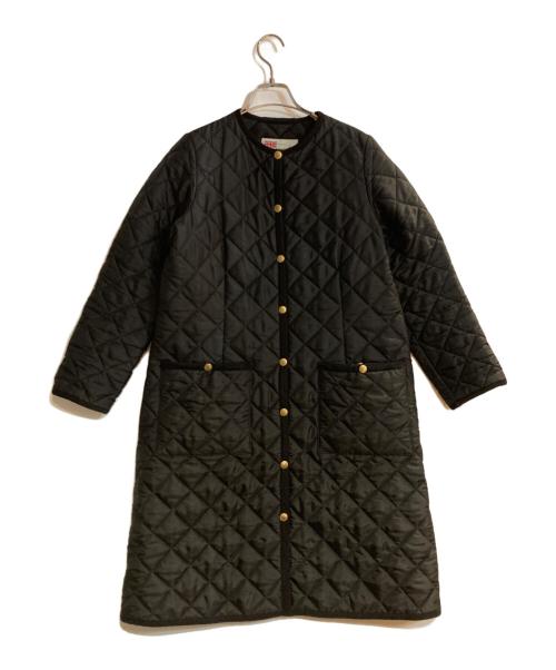 Traditional Weatherwear（トラディショナルウェザーウェア）Traditional Weatherwear (トラディショナルウェザーウェア) NOLLEY'S (ノーリーズ) ARKLEY LONG 別注キルティングコート ブラック サイズ:34の古着・服飾アイテム