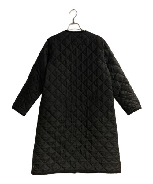 Traditional Weatherwear（トラディショナルウェザーウェア）Traditional Weatherwear (トラディショナルウェザーウェア) NOLLEY'S (ノーリーズ) ARKLEY LONG 別注キルティングコート ブラック サイズ:34の古着・服飾アイテム