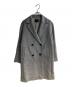 23区（ニジュウサンク）の古着「アンゴラ混ダブルブレストコート」｜グレー