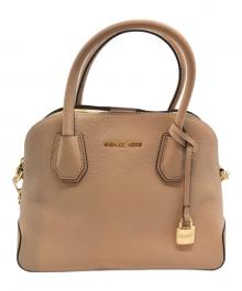 MICHAEL KORS（マイケル・コース）の古着「ドームサッチェル2WAYショルダーバッグ」｜ベージュ