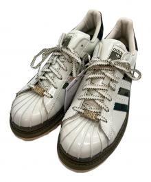 adidas×BAPE BY A BATHING APE×CLOT（アディダス×ベイプバイアベイシングエイプ×クロット）の古着「Superstar by Edison Chen "Green Camo"」｜グリーン
