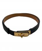 HERMESエルメス）の古着「ケリー18ベルト」｜ブラック