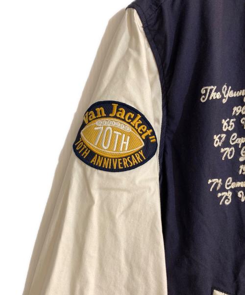 VAN（ヴァン）VAN (ヴァン) スタジャン ネイビー サイズ:Ｌの古着・服飾アイテム