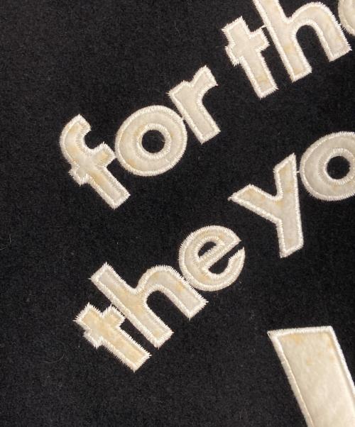 VAN（ヴァン）VAN (ヴァン) アーチロゴ袖レザースタジャン ネイビー サイズ:LLの古着・服飾アイテム