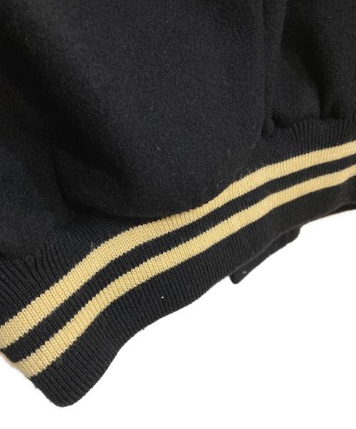 VAN（ヴァン）VAN (ヴァン) アーチロゴ袖レザースタジャン ネイビー サイズ:LLの古着・服飾アイテム