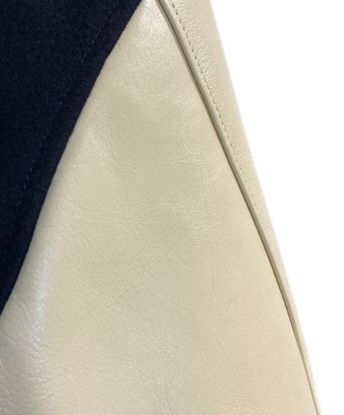 VAN（ヴァン）VAN (ヴァン) アーチロゴ袖レザースタジャン ネイビー サイズ:LLの古着・服飾アイテム