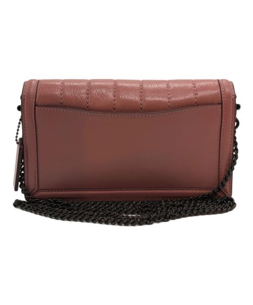 COACH（コーチ）COACH (コーチ) ハットン クラッチ ウィズ キルティング ピンクの古着・服飾アイテム