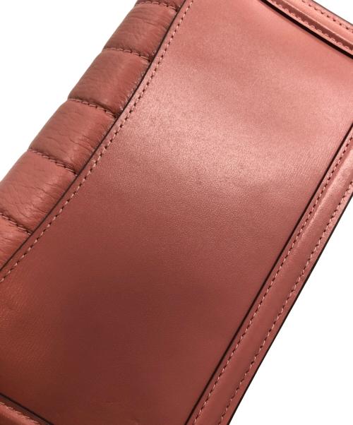 COACH（コーチ）COACH (コーチ) ハットン クラッチ ウィズ キルティング ピンクの古着・服飾アイテム