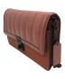 COACH (コーチ) ハットン クラッチ ウィズ キルティング ピンク：10000円