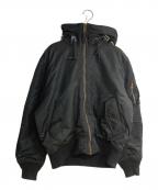 SUPREMEシュプリーム）の古着「21AW Supreme Hooded MA-1」｜ブラック