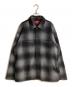 Supreme（シュプリーム）の古着「20FW Shadow Plaid Fleece Shirt/シャドウ プレイド チェック フリース シャツ」｜グレー