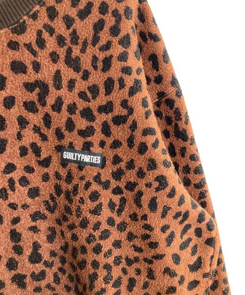 WACKO MARIA（ワコマリア）WACKO MARIA (ワコマリア) 20AWレオパードボアプルオーバースウエット ブラウン サイズ:Ｌの古着・服飾アイテム