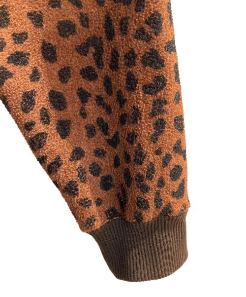 WACKO MARIA（ワコマリア）WACKO MARIA (ワコマリア) 20AWレオパードボアプルオーバースウエット ブラウン サイズ:Ｌの古着・服飾アイテム