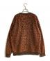 WACKO MARIA (ワコマリア) 20AWレオパードボアプルオーバースウエット ブラウン サイズ:Ｌ：16000円