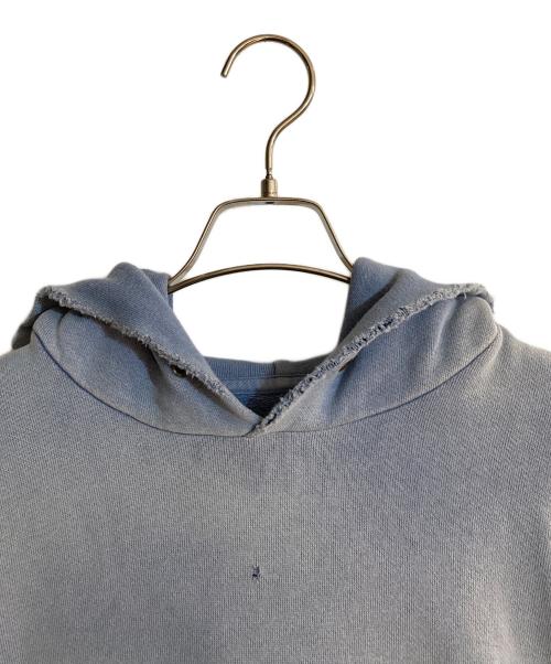 VISVIM（ビズビム）VISVIM (ビズビム) 23ss ダメージ加工プルオーバーパーカー/COURT HOODIE P.O CRASH ブルー サイズ:3の古着・服飾アイテム