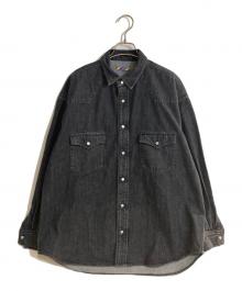 is-ness（イズネス）の古着「25AW WESTERN SHIRTS (Enzyme Wash)」｜インディゴ