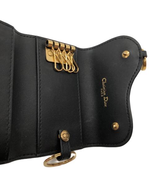 Christian Dior（クリスチャン ディオール）Christian Dior (クリスチャン ディオール) Saddleキーケース ブラックの古着・服飾アイテム