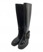 JIMMY CHOOジミーチュウ）の古着「ラバージョッパーブーツ」｜ブラック