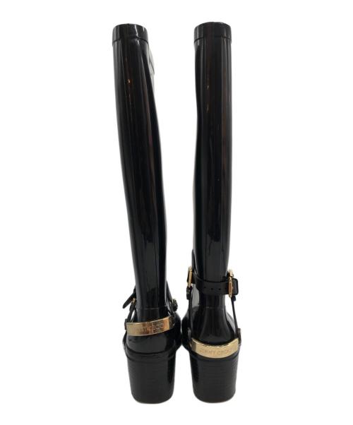 JIMMY CHOO（ジミーチュウ）JIMMY CHOO (ジミーチュウ) ラバージョッパーブーツ ブラック サイズ:37の古着・服飾アイテム