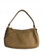 PRADAプラダ）の古着「レザーワンショルダーバッグ」｜ベージュ