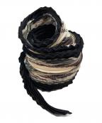 HERMESエルメス）の古着「プリーツカレ90 Chevaux arabe」｜ベージュ