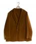 la favola（ラ ファーヴォラ）の古着「ウールフランネル金ボタン2Ｂジャケット」｜ブラウン