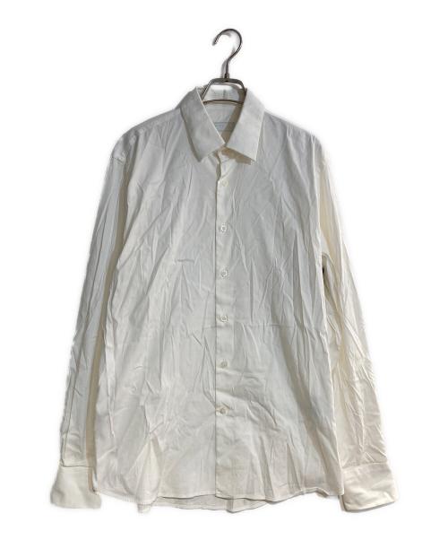 PRADA（プラダ）PRADA (プラダ) ストレッチドレスシャツ ホワイト サイズ:40の古着・服飾アイテム