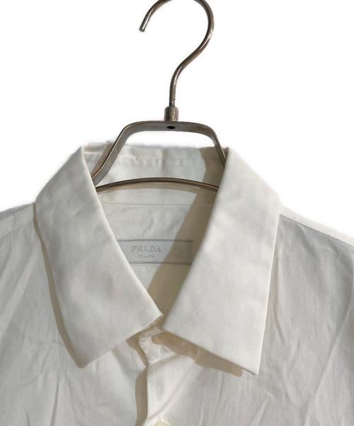 PRADA（プラダ）PRADA (プラダ) ストレッチドレスシャツ ホワイト サイズ:40の古着・服飾アイテム