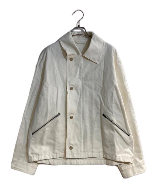 BRITISH MADE（ブリティッシュメイド）British Made (ブリティッシュメイド) フライトジャケット リーミング アイボリー サイズ:Ｌの古着・服飾アイテム