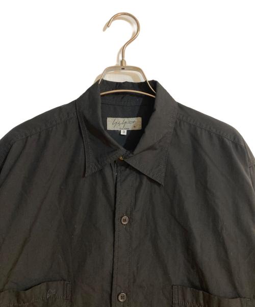 Yohji Yamamoto pour homme（ヨウジヤマモト プールオム）Yohji Yamamoto pour homme (ヨウジヤマモト プールオム) 後ろあき環縫いシャツ ブラック サイズ:3の古着・服飾アイテム