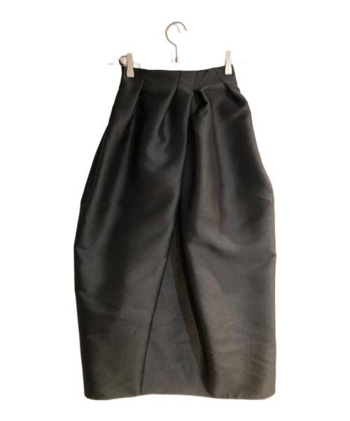 KEISUZUKI（ケイスズキ）KEISUZUKI (ケイスズキ) ポリエステルダリスカート ブラック サイズ:サイズ直し有 未使用品の古着・服飾アイテム