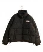 FIRST DOWNファーストダウン）の古着「BUBBLE DOWN JACKET SHORT」｜ブラック