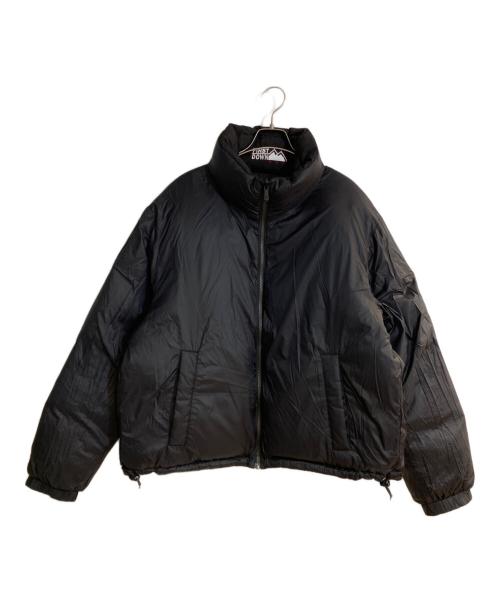FIRST DOWN（ファーストダウン）FIRST DOWN (ファーストダウン) BUBBLE DOWN JACKET SHORT ブラック サイズ:Ｌの古着・服飾アイテム