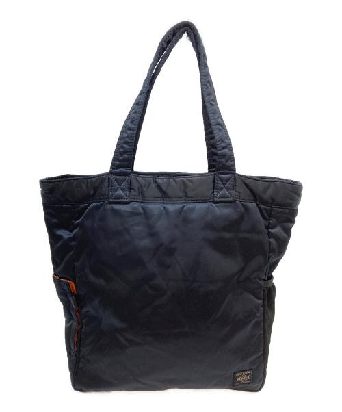 HEAD PORTER（ヘッドポーター）HEAD PORTER (ヘッドポーター) TANKER TOTE BAG/タンカートートバッグ ネイビーの古着・服飾アイテム