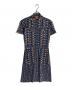 TORY BURCH（トリーバーチ）の古着「総柄シルクワンピース」｜ブルー