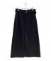 LIVIANA CONTI（リビアナコンティ）の古着「オーバースリットベルテッドスカート」｜ネイビー
