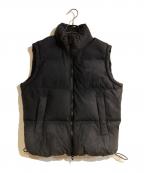 DIESELディーゼル）の古着「W-RAVEEL-SL ヴィンテージ加工ダウンベスト」｜ブラック