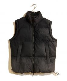 DIESEL（ディーゼル）の古着「W-RAVEEL-SL ヴィンテージ加工ダウンベスト」｜ブラック
