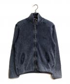 DIESELディーゼル）の古着「S-WAFCOOL-ZIP-LS ジップアップスウェット」｜ブルー