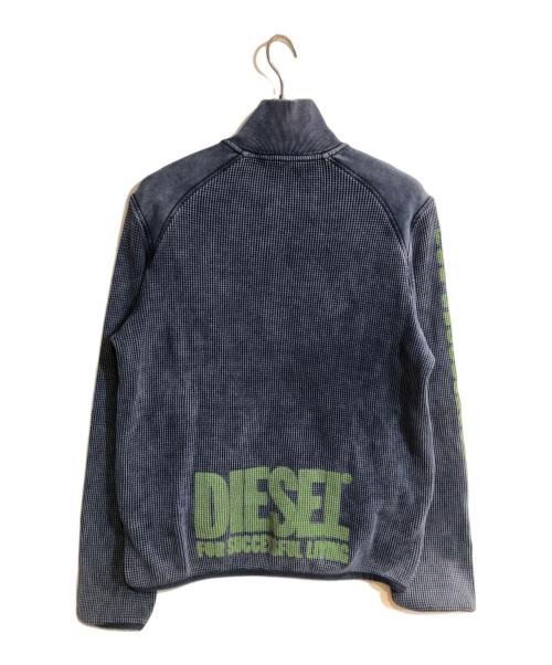 DIESEL（ディーゼル）DIESEL (ディーゼル) S-WAFCOOL-ZIP-LS ジップアップスウェット ブルー サイズ:Ｓの古着・服飾アイテム