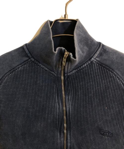 DIESEL（ディーゼル）DIESEL (ディーゼル) S-WAFCOOL-ZIP-LS ジップアップスウェット ブルー サイズ:Ｓの古着・服飾アイテム