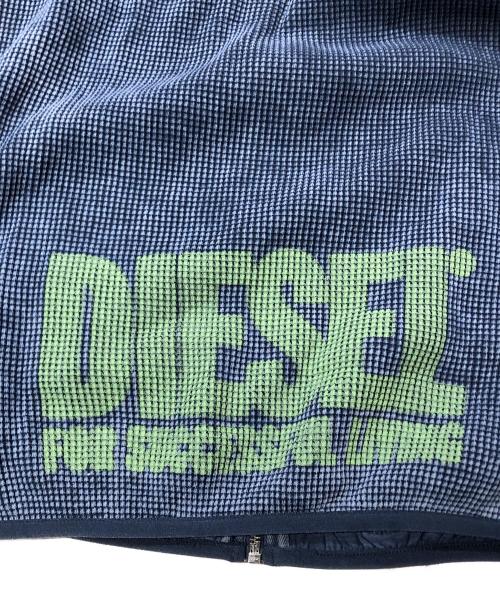 DIESEL（ディーゼル）DIESEL (ディーゼル) S-WAFCOOL-ZIP-LS ジップアップスウェット ブルー サイズ:Ｓの古着・服飾アイテム